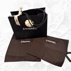 CHANEL Dust Bags / Shopping Bag set